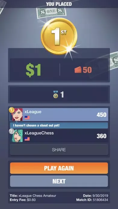 xLeague Chess Screenshots