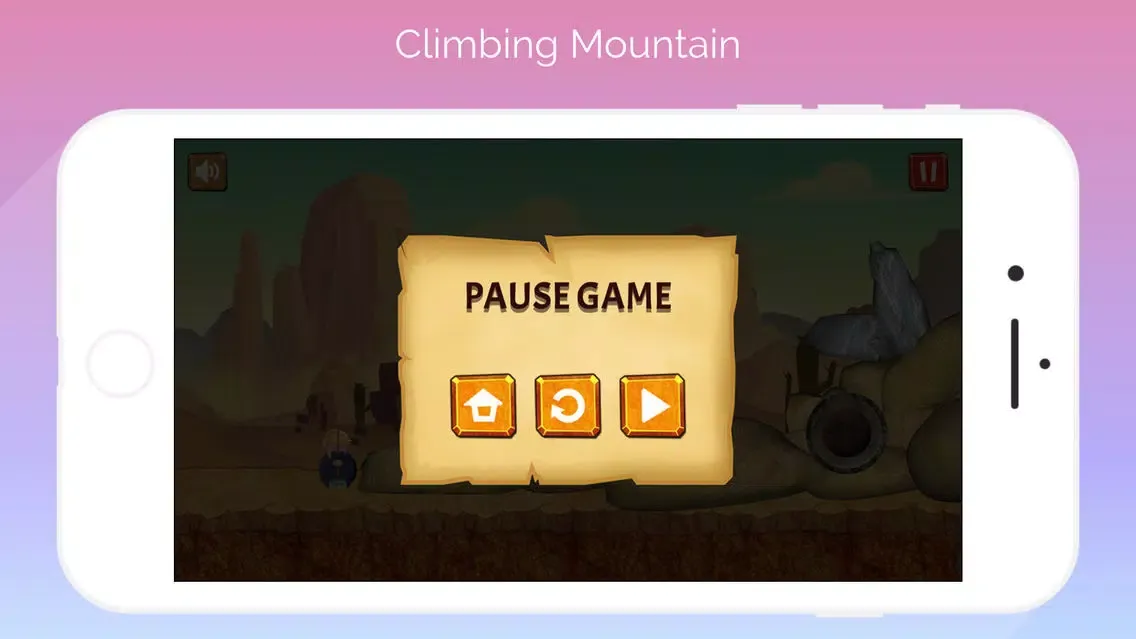 Screenshot di Getting over it Trump, Game Y8