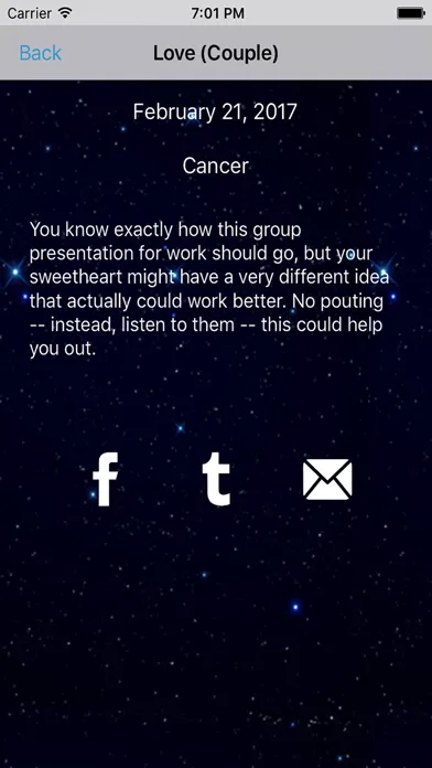 Capturas de tela do Cancer Horoscope - Daily Zodiac, Astrology, Love
