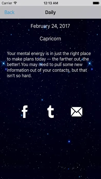 Скриншоты Capricorn Horoscope: Daily Zodiac, Astrology, Love