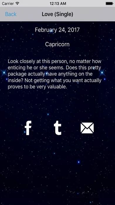 Скриншоты Capricorn Horoscope: Daily Zodiac, Astrology, Love