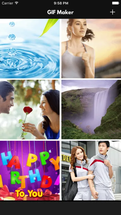 GIF Maker - Photo Video Editor Screenshots