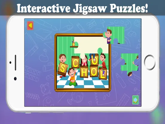 Screenshot di 4 In 1 Kids Games Fun Learning - Coloring Book, Jigsaw Puzzles, Memory Matching, and Connect Dots iPad 
