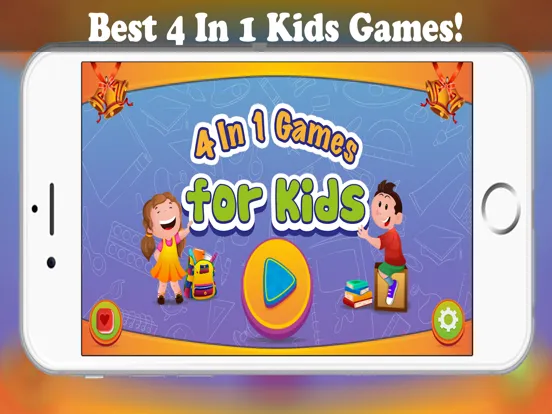 Screenshot di 4 In 1 Kids Games Fun Learning - Coloring Book, Jigsaw Puzzles, Memory Matching, and Connect Dots iPad 