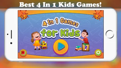 Screenshot di 4 In 1 Kids Games Fun Learning - Coloring Book, Jigsaw Puzzles, Memory Matching, and Connect Dots