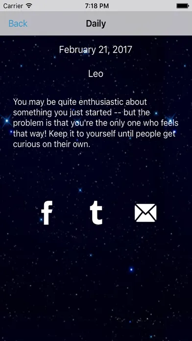 Leo Horoscope - Daily Love, Zodiac Sign, Astrology Screenshots