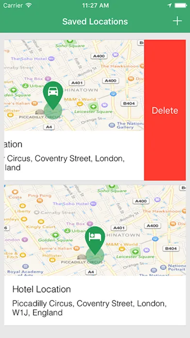 Simple Location Tracker - Track and Find Car Parking with GPS Map Navigation应用截图