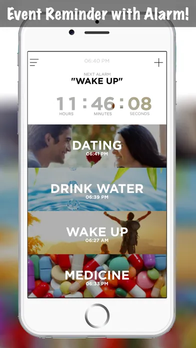 Event Reminder Alarm - Task Timer Countdown with Calendar Days Planner and To Do List Manager Screenshots