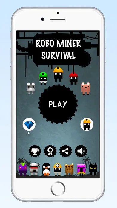 Captures d'écran de Robo Miner Survival Games - Gold Mine Robot Endless Run Game on Spinning Wheel Craft