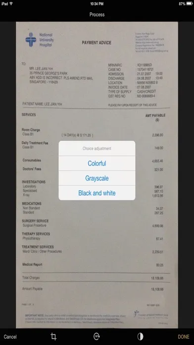 Simple Scanner - Doc Scan App for Scanning Document as PDF, Picture, Photo, Word, Text, and Data Ekran Görüntüleri
