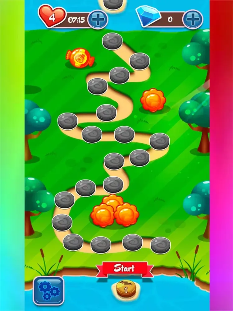 Jelly Match 3 Deluxe iPad  Screenshots
