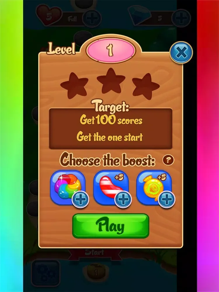 Jelly Match 3 Deluxe iPad  Screenshots
