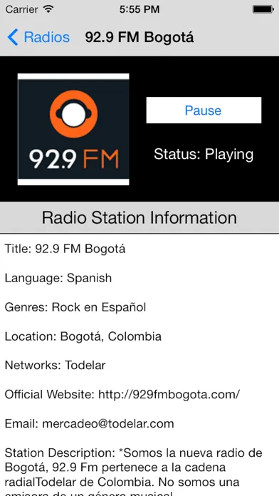 صور Colombia Radio Live Player (Bogotá / español)