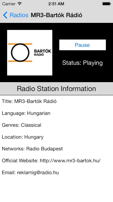تصاویر Hungary Radio Live Player (Magyarország rádió)