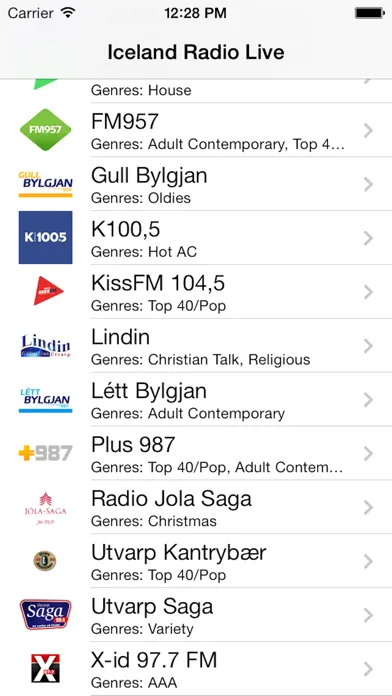 Iceland Radio Live Player (Icelandic, Ísland)应用截图