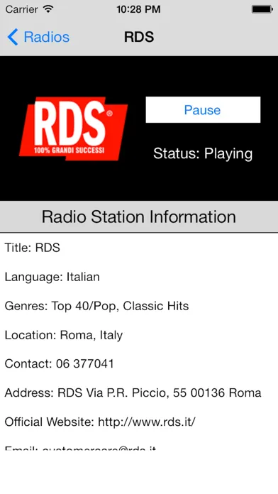 Italy Radio Live Player (Italian/Italia/italiana) Screenshots