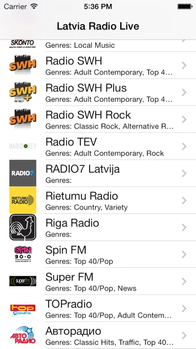 صور Latvia Radio Live Player (Latvian / Latvija / latviešu valoda)