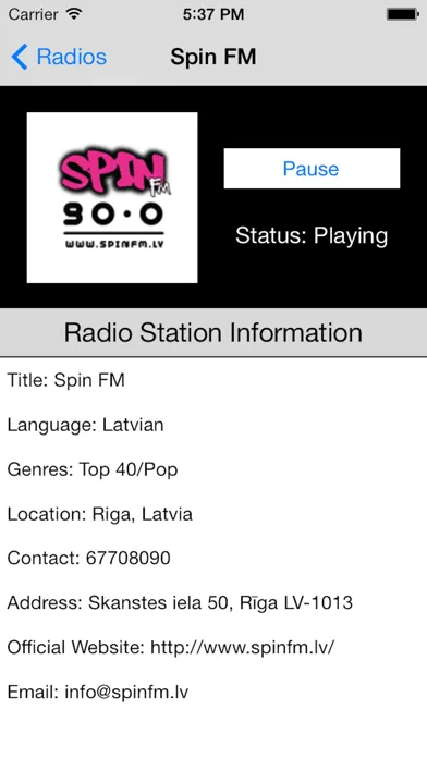 صور Latvia Radio Live Player (Latvian / Latvija / latviešu valoda)