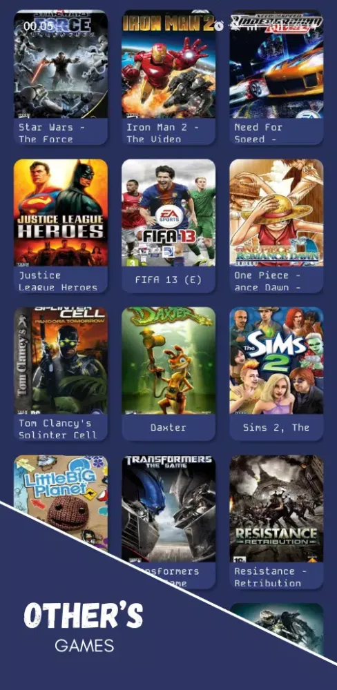 PSP Games Rom Download應用截圖