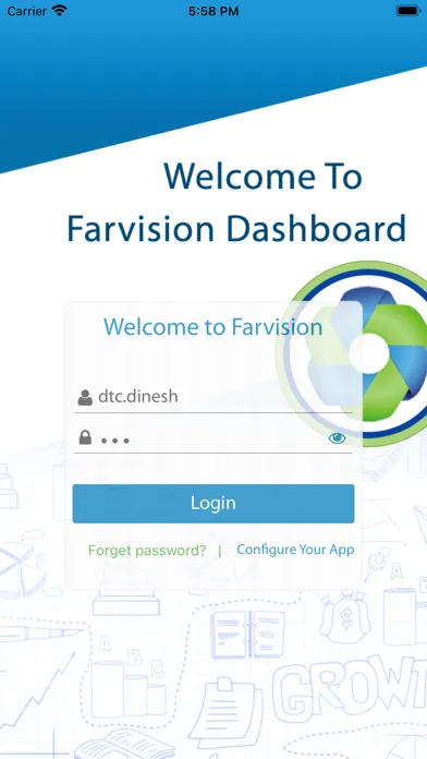 Farvision Dashboard 스크린샷