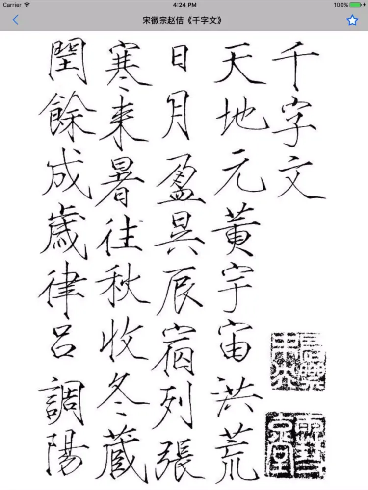 Ảnh chụp màn hình của 钢笔字帖 iPad 