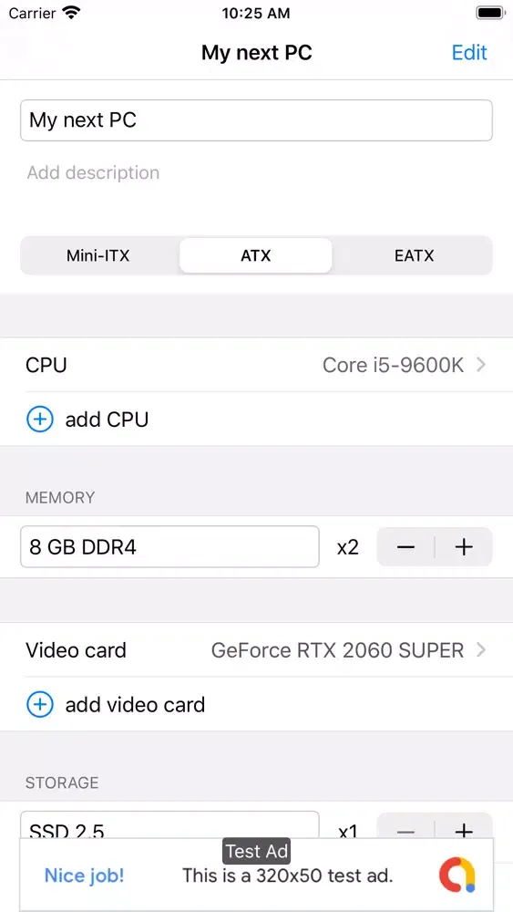 Power Supply Calculator سکرین شاٹس