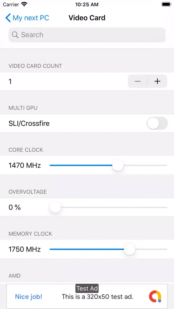 Power Supply Calculator سکرین شاٹس