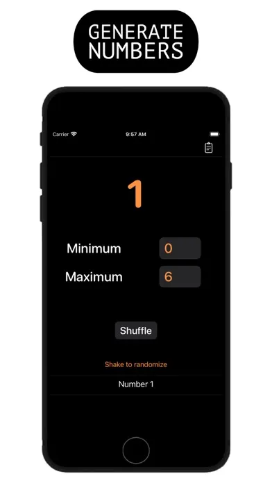 Randomize: Numbers and Rules スクリーンショット