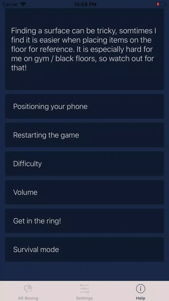 AR Boxing应用截图
