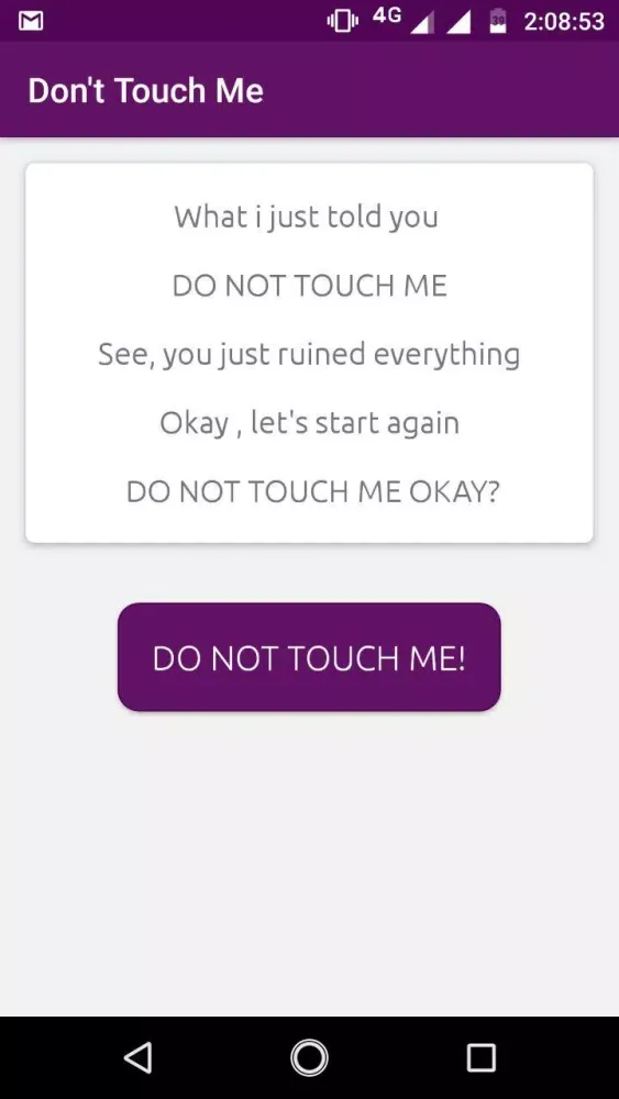 Don't Touch Me स्क्रीनशॉट
