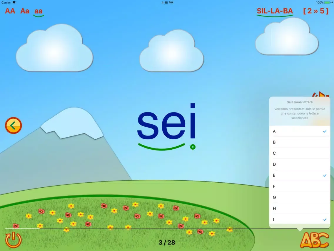 Screenshot di Leggo Felice iPad 