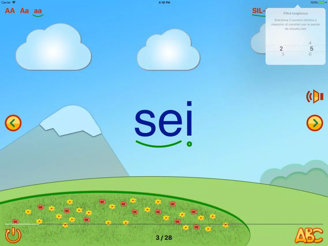 Screenshot di Leggo Felice iPad 