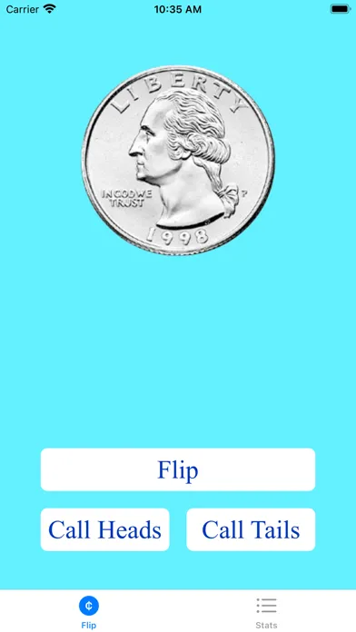 Coin Flip with Stats স্ক্রিনশট