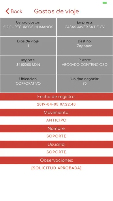 Capturas de pantalla de GastosAPP Casas Javer