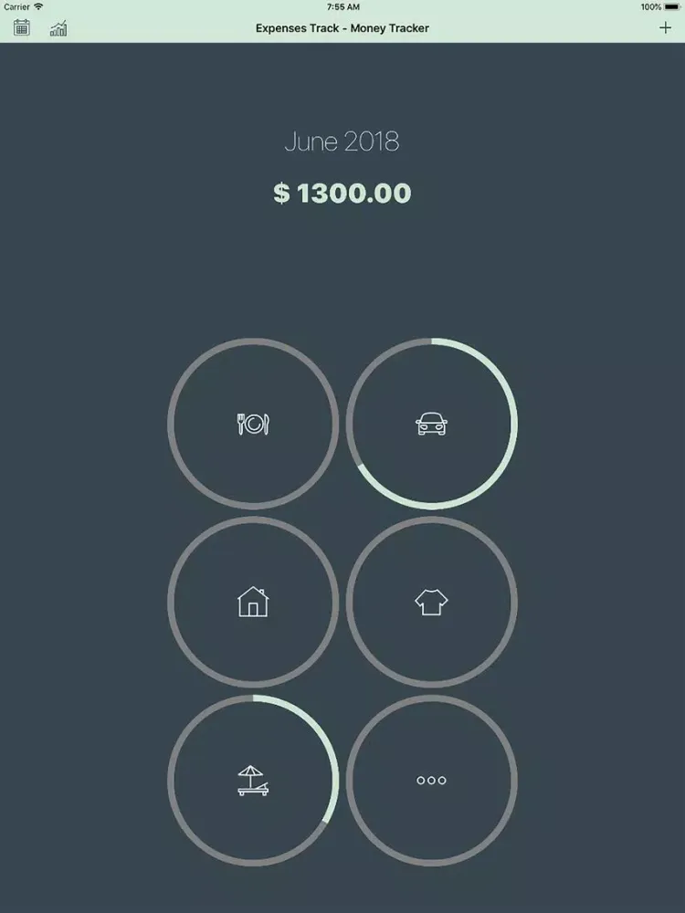 Capturas de tela do Expenses Track - Money Tracker iPad 