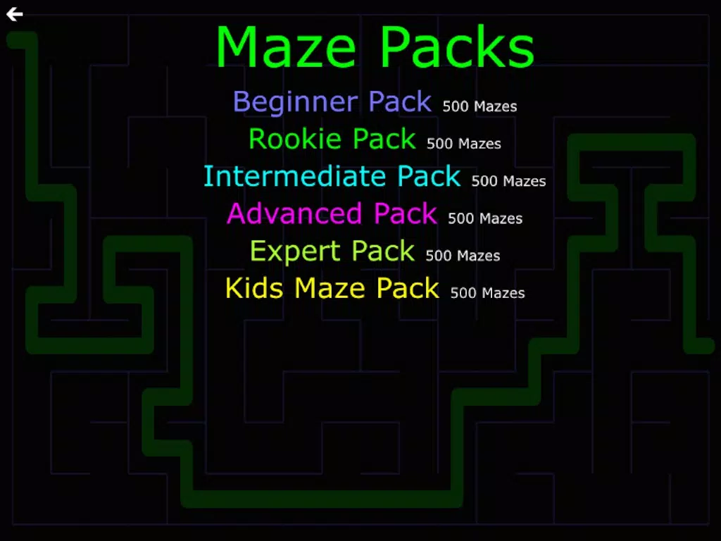 Switchback Maze Game iPad 應用截圖