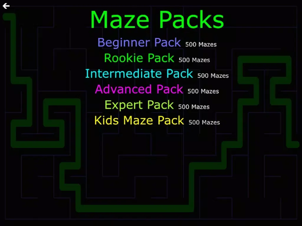 Tangkapan layar Switchback Maze Game iPad 