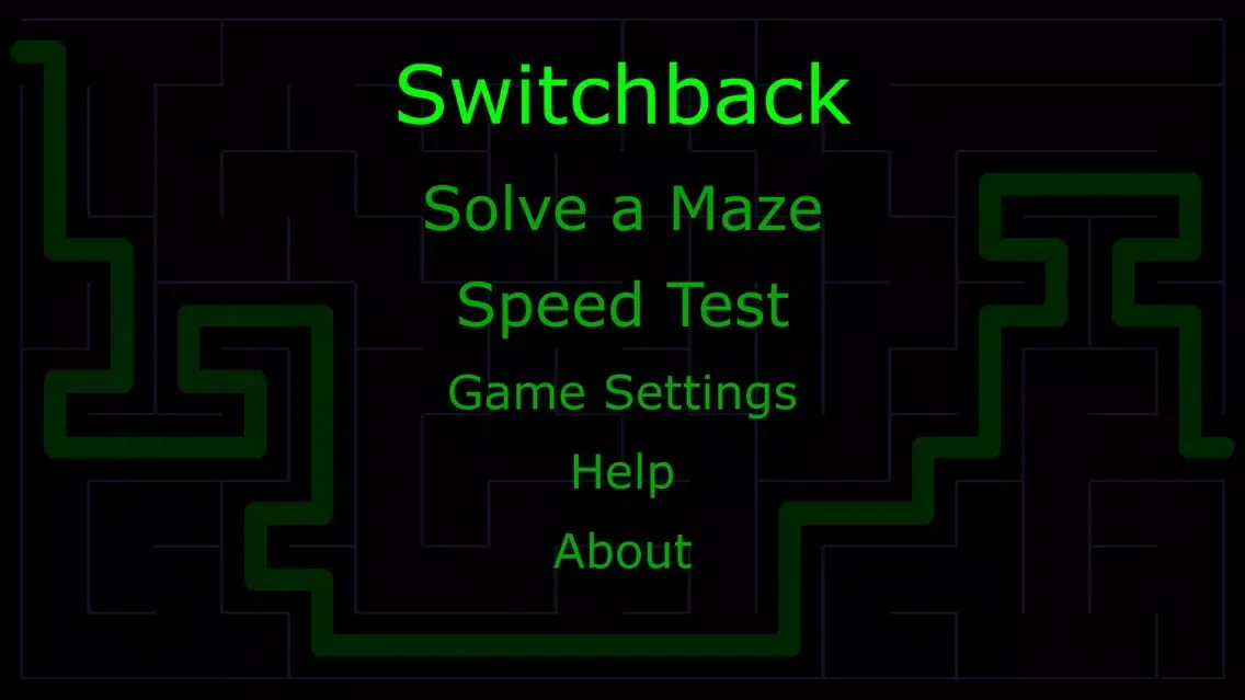Tangkapan layar Switchback Maze Game