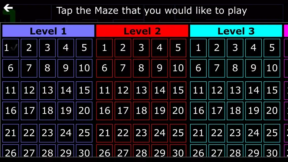 Tangkapan layar Switchback Maze Game