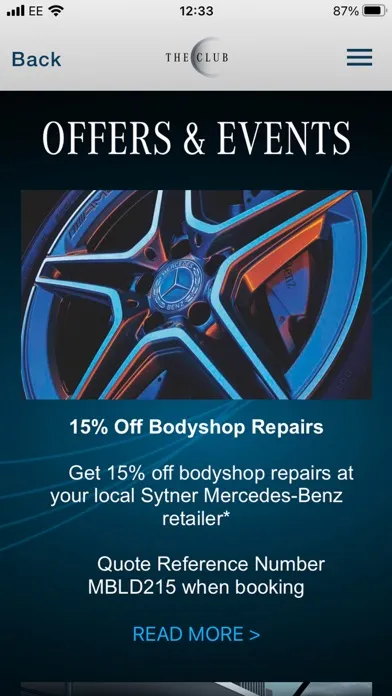 Sytner Mercedes-Benz Club Screenshots