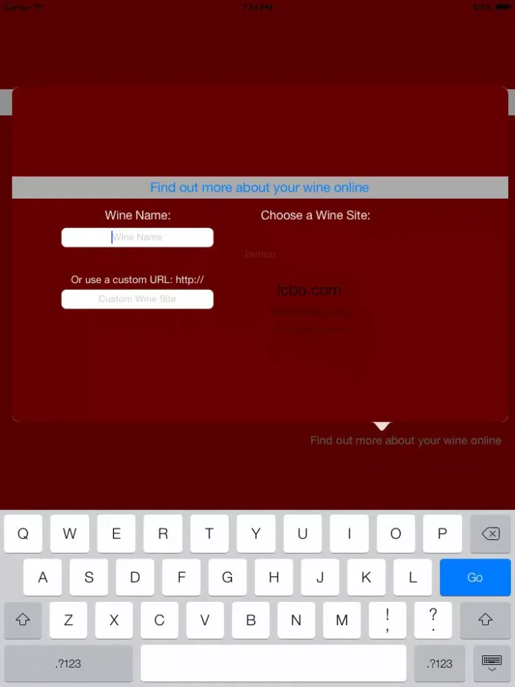 Glass or Bottle iPad  Screenshots
