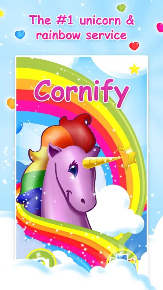 ภาพหน้าจอของ Cornify - Unicorns and Rainbows On-Demand