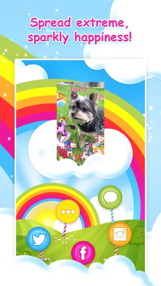 ภาพหน้าจอของ Cornify - Unicorns and Rainbows On-Demand