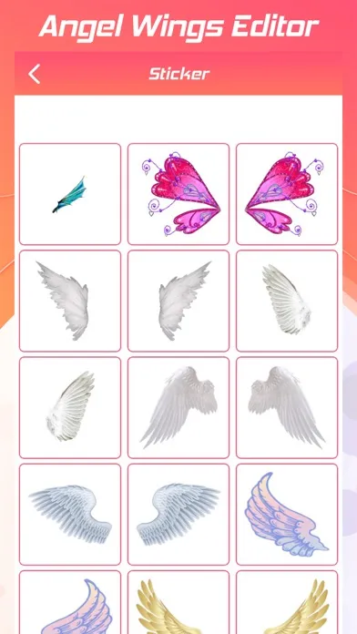 Capturas de pantalla de Angel Wings Editor