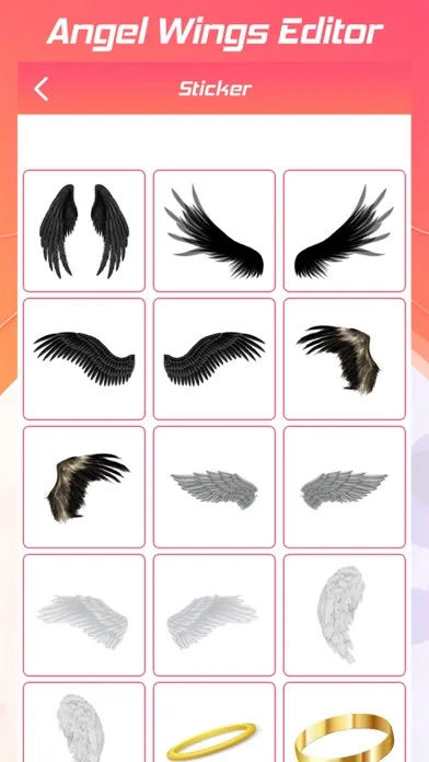 Capturas de pantalla de Angel Wings Editor