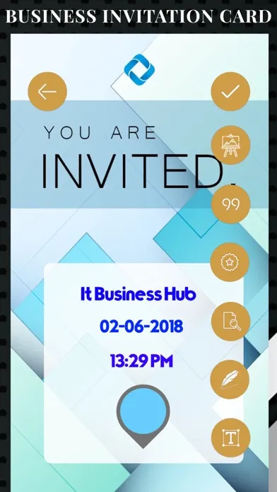 Business Invitation Cards HD Ekran Görüntüleri