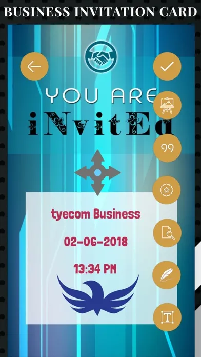 Business Invitation Cards HD Ekran Görüntüleri
