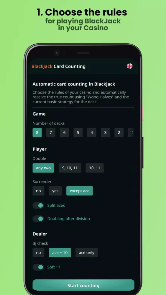 Blackjack Card Counting Screenshots