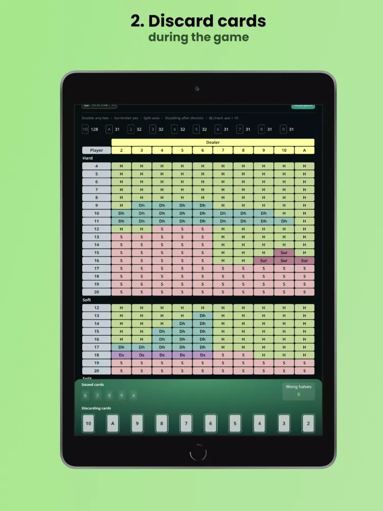 Blackjack Card Counting Screenshots
