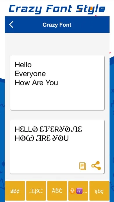 Crazy Font Style Ekran Görüntüleri